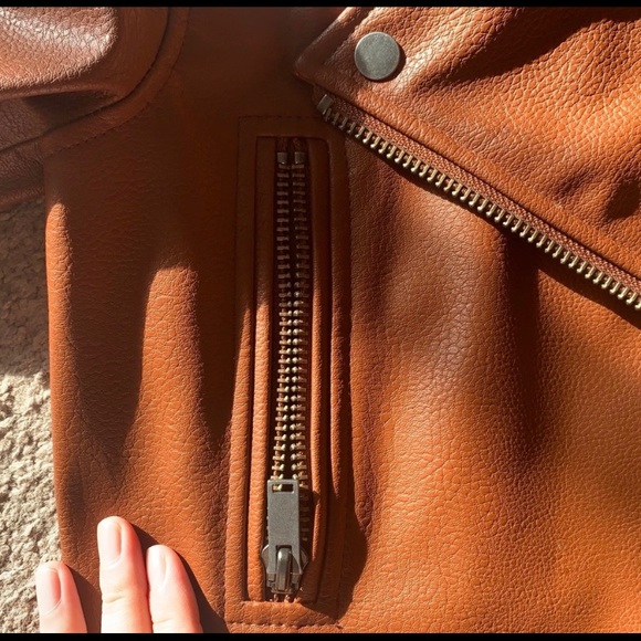 OAK+FORT leather jacket for women - Picture 9 of 10